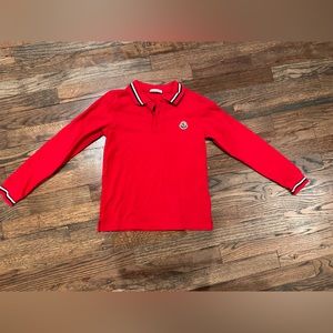 Moncler Boys long sleeve polo